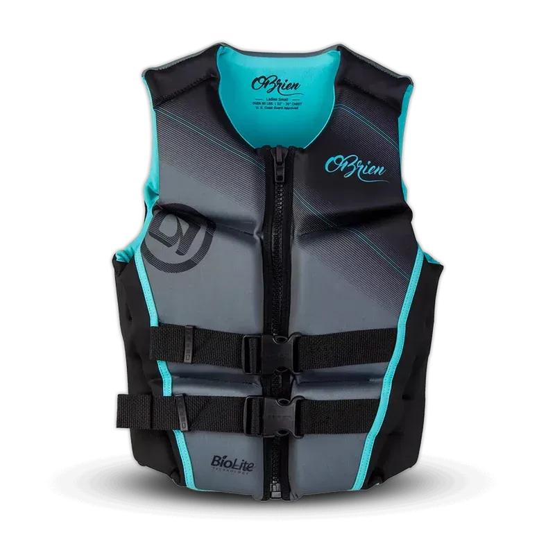 O'Brien Women's V-Back Vest - Aqua