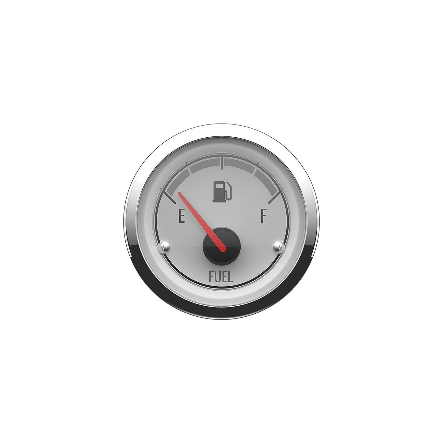 Mercury 8M6020017 Fuel Level Gauge Classic White/Chrome