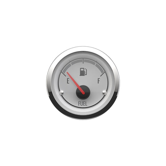 Mercury 8M6020017 Fuel Level Gauge Classic White/Chrome