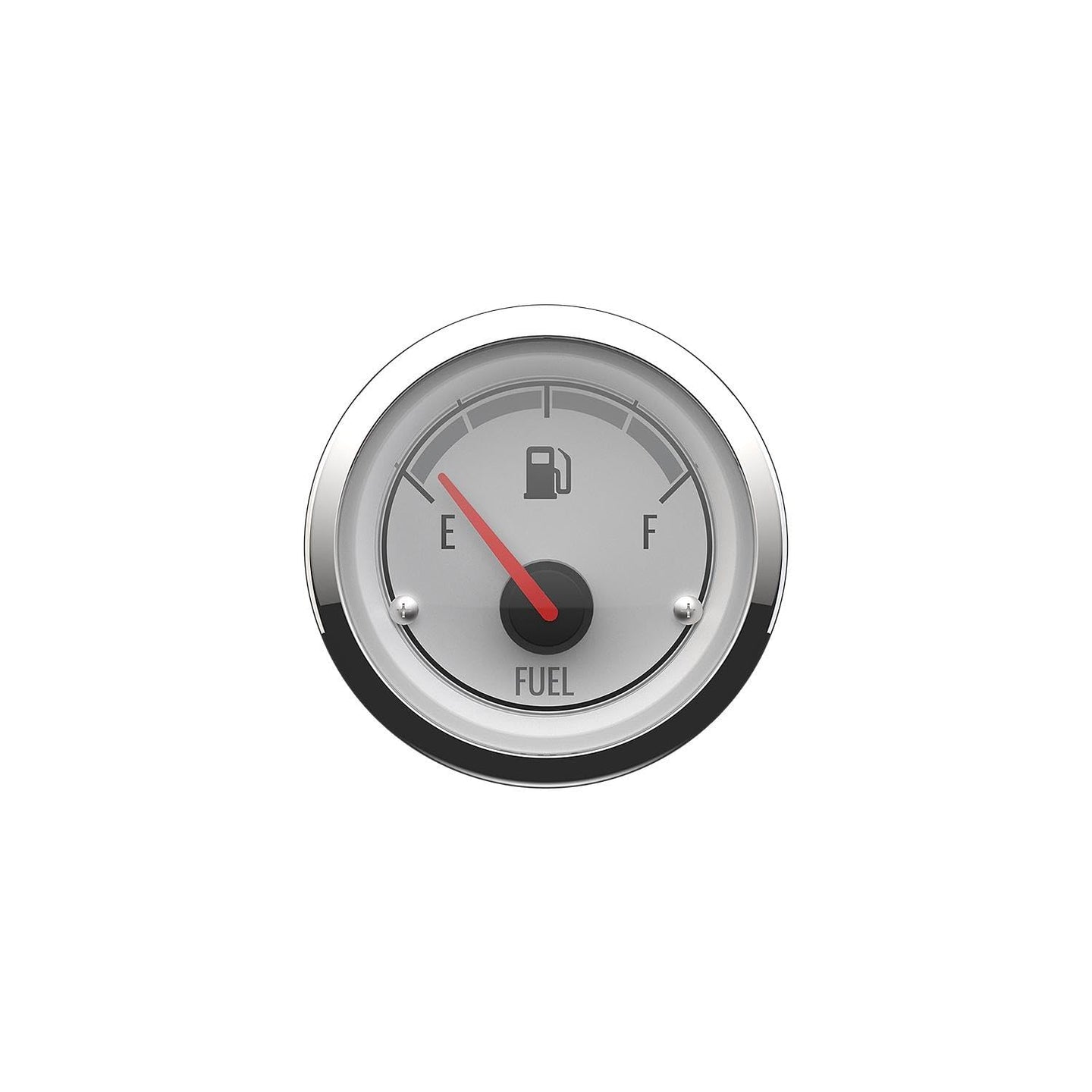 Mercury 8M6020017 Fuel Level Gauge Classic White/Chrome