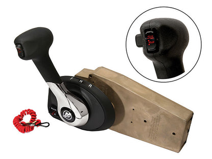 Mercury-Mercruiser Panel Mount Mechanical Control Gen II Chrome with Trim