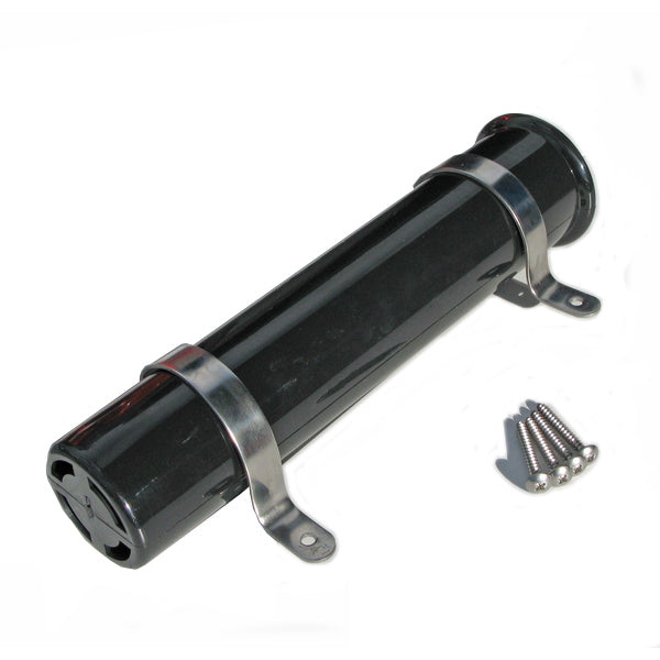 Rod Holder Black with SS brackets 45mm