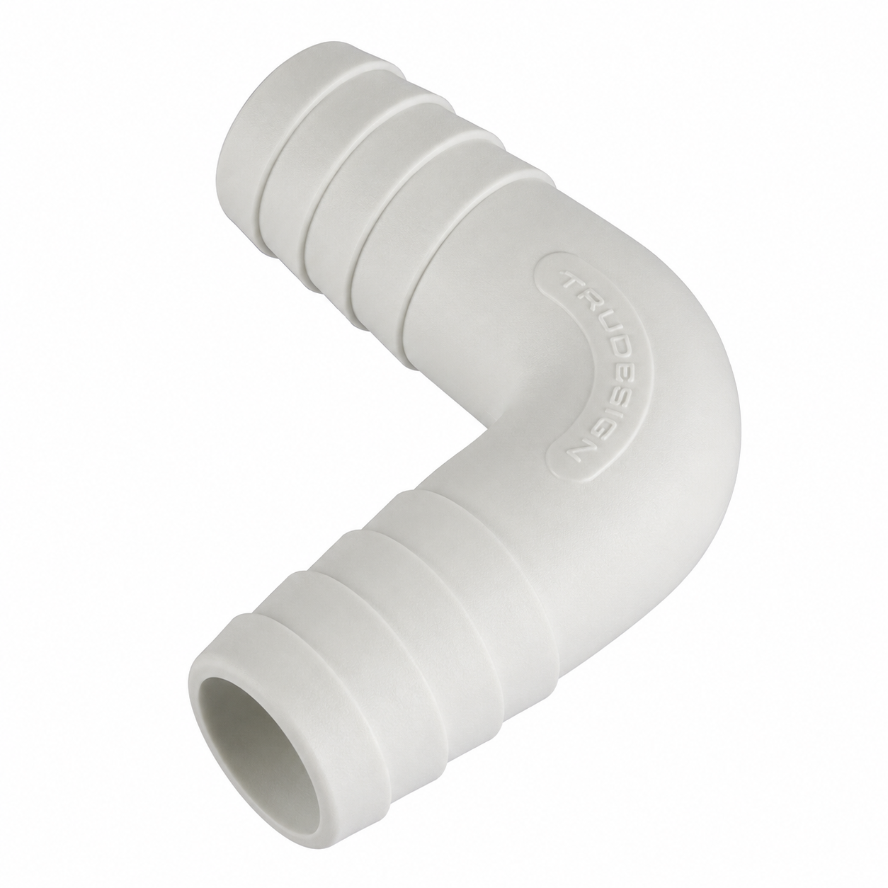 TruDesign 90 Degree Hose Elbow White 38mm