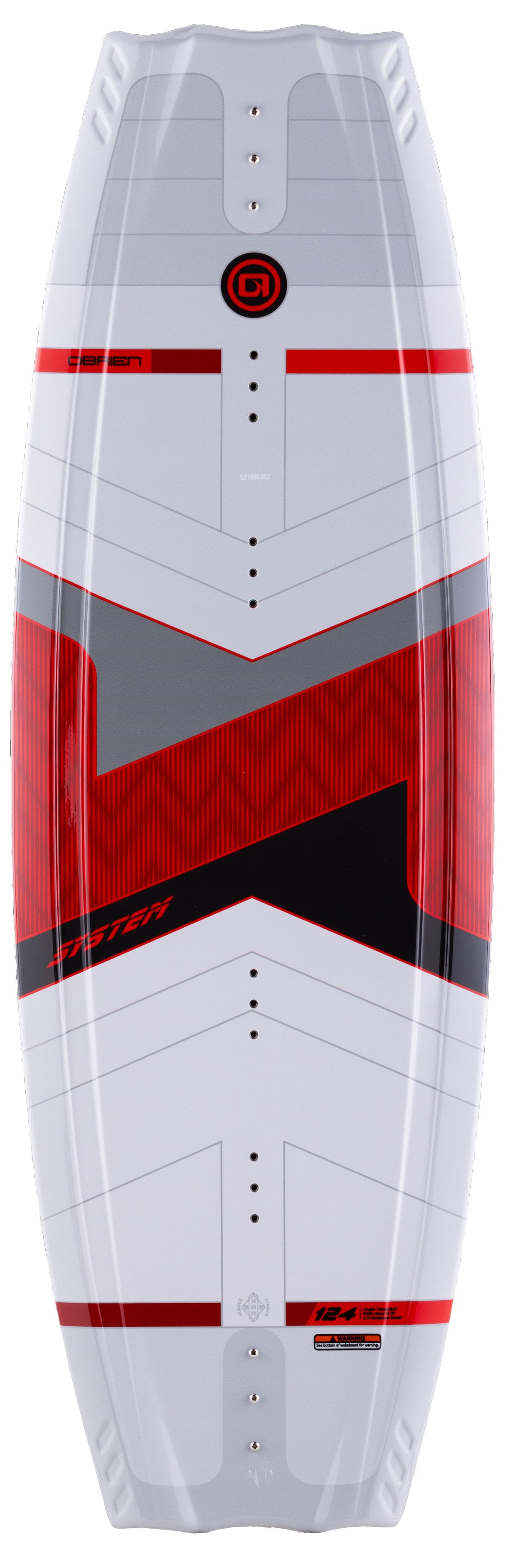 O'Brien System Wakeboard (2027) 124cm with Clutch Binding