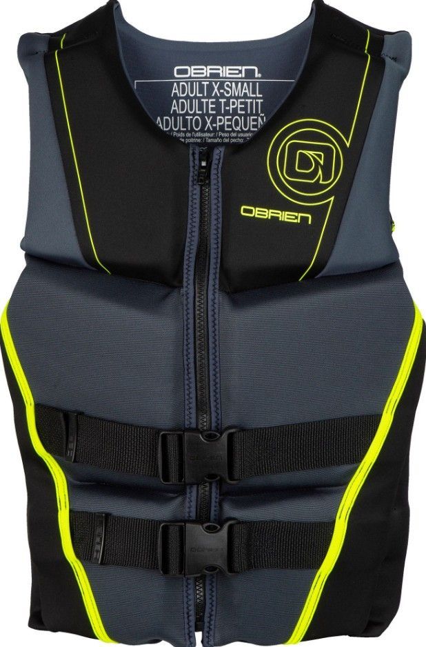 O'Brien Men's V-Back Vest Yellow / Grey