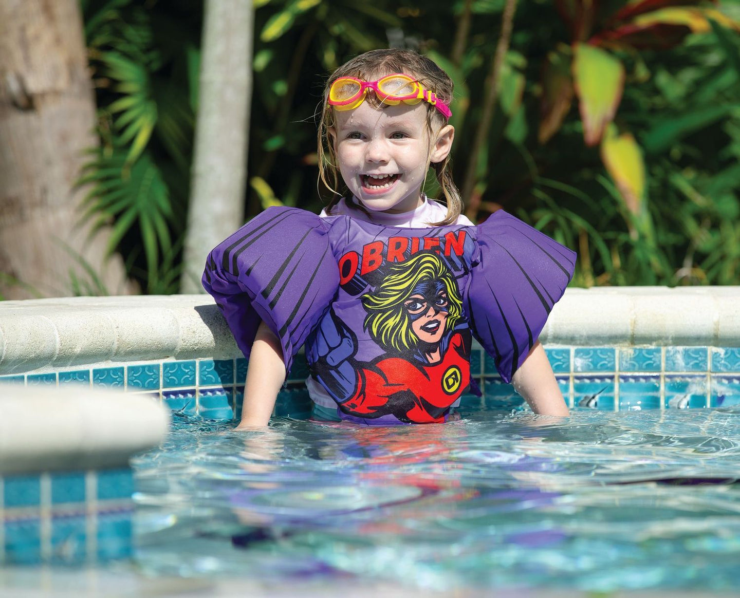 O'Brien Water Bug Child Vest Purple