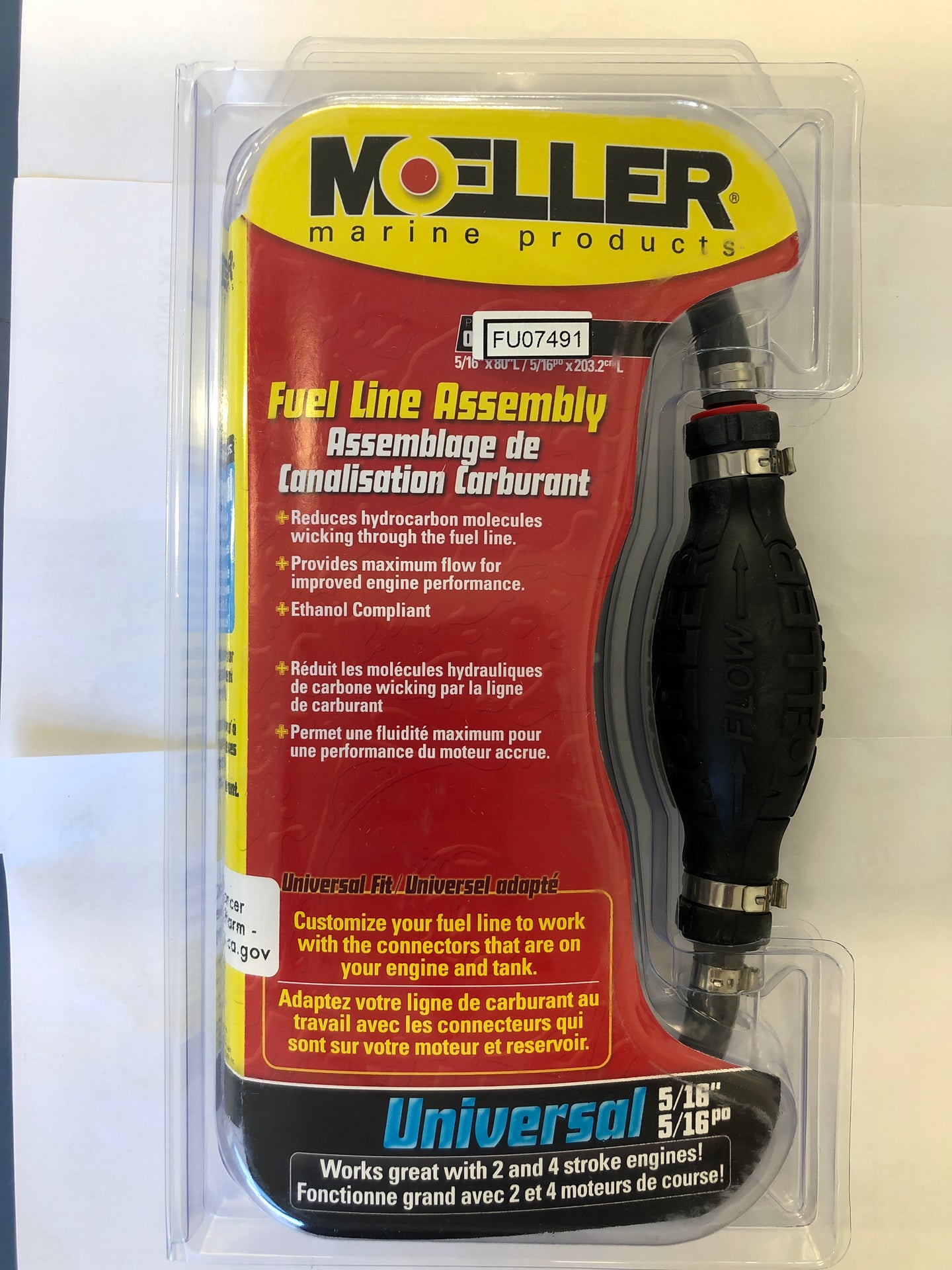 Moeller Universal Fuel Line Hose Assembly