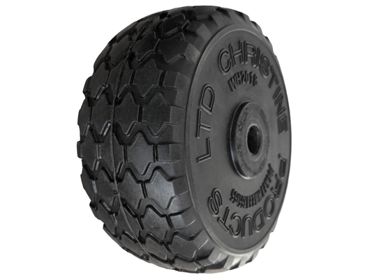 CP Wheel 155x65 Solid Rubber/Steel Bush