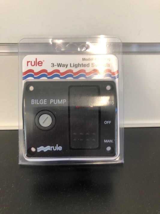 Rule 3 Way Switch Panel 12V