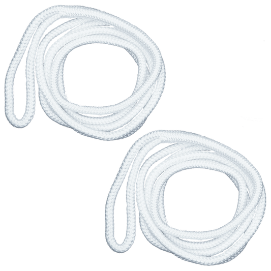Grand Pacific Double Braid Fender Lines 8Mm X 1.8M (2-Pk) White