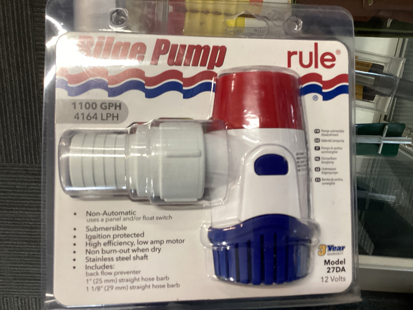 Rule- Bilge pump