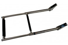 telescopic Stainless Steel 2 Step Ladder 13002