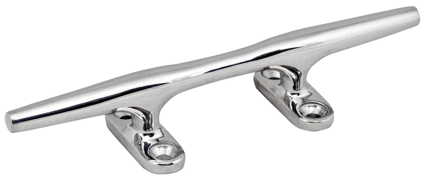 Homer Open Base Stainless Steel 8" Cleat with 4 Mounting Holes