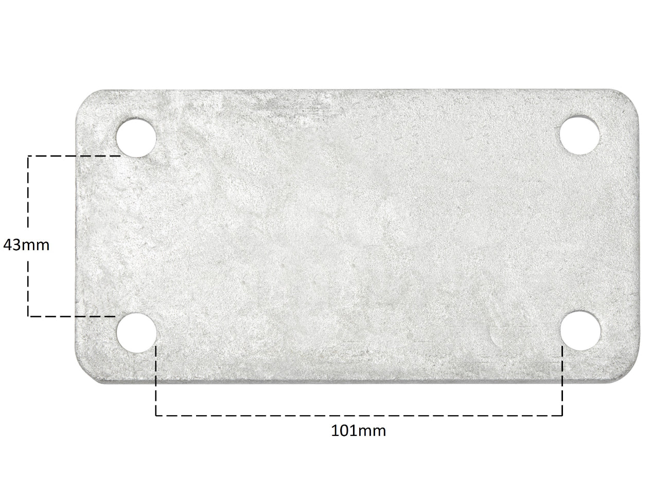Wobble Roller Clamp Plate 102mm