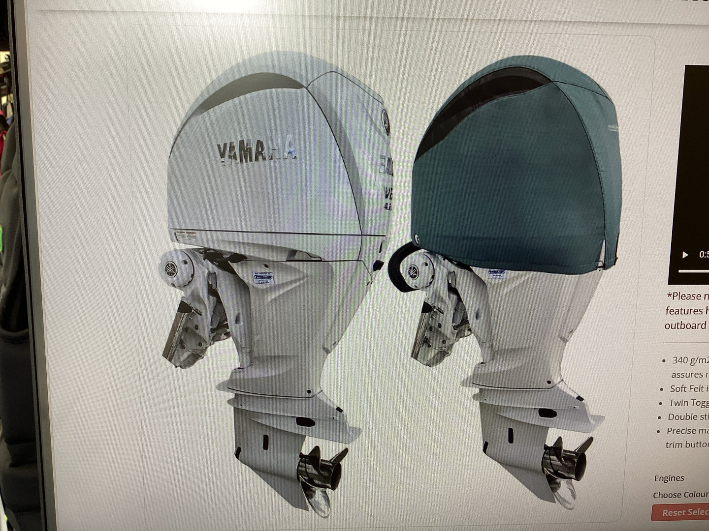 OceanSouth - Vented Cover for Yamaha Outboards