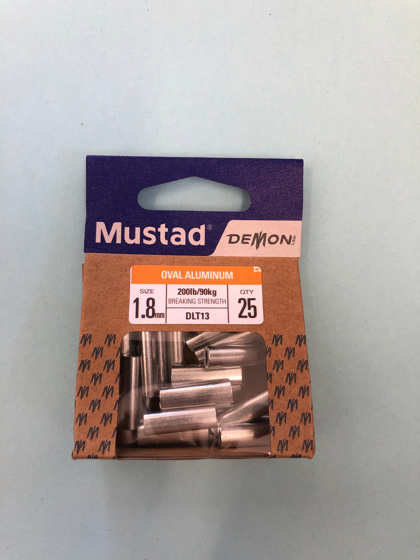 Mustad Demon DLT13 Oval Aluminium Sleeve