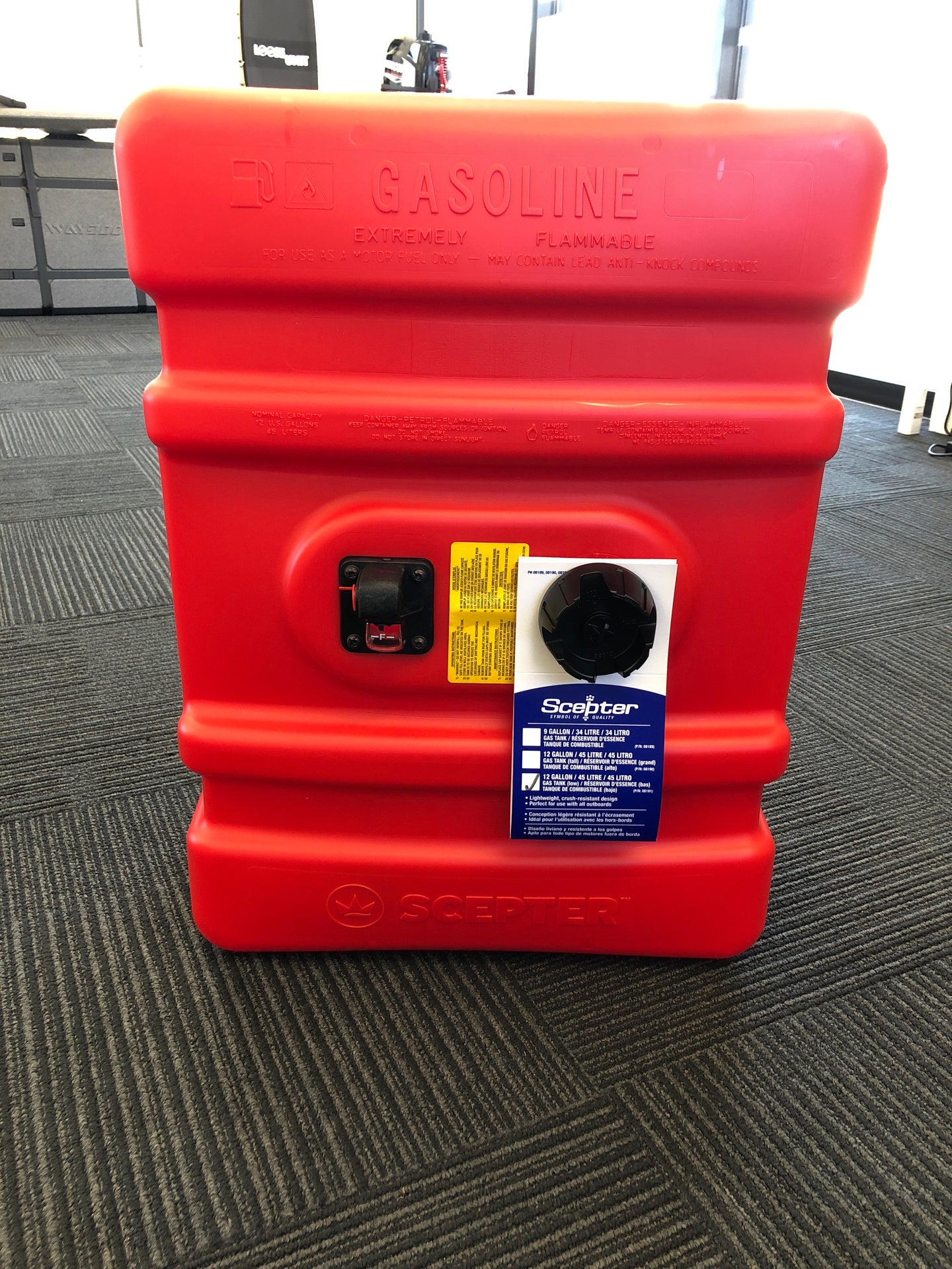 Scepter Fuel Tanks with Gauge - Low 45L