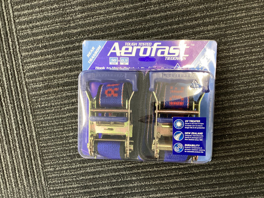 Aerofast TieDowns 50mm x 500mm Hook to Hook Ratchet