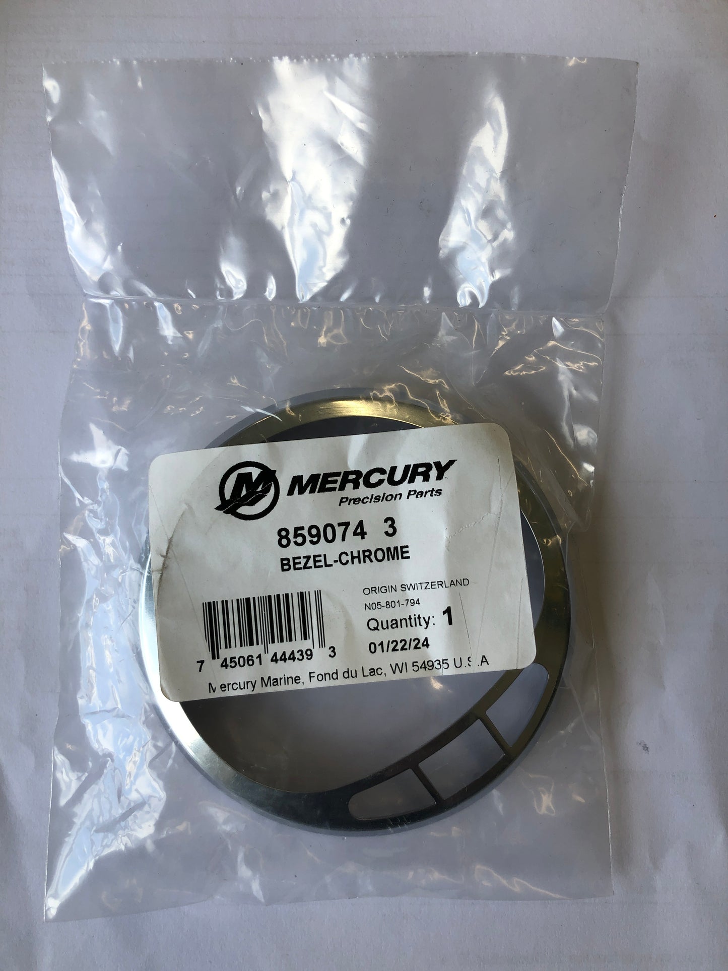 Mercury Bezel Chrome 859074 3