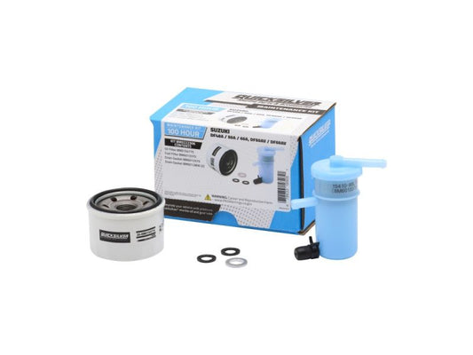 Quicksilver 8M0222306 100 Hour Maintenance Kit, Suzuki DF40A/50A/60A and DF50AV/DF60AV
