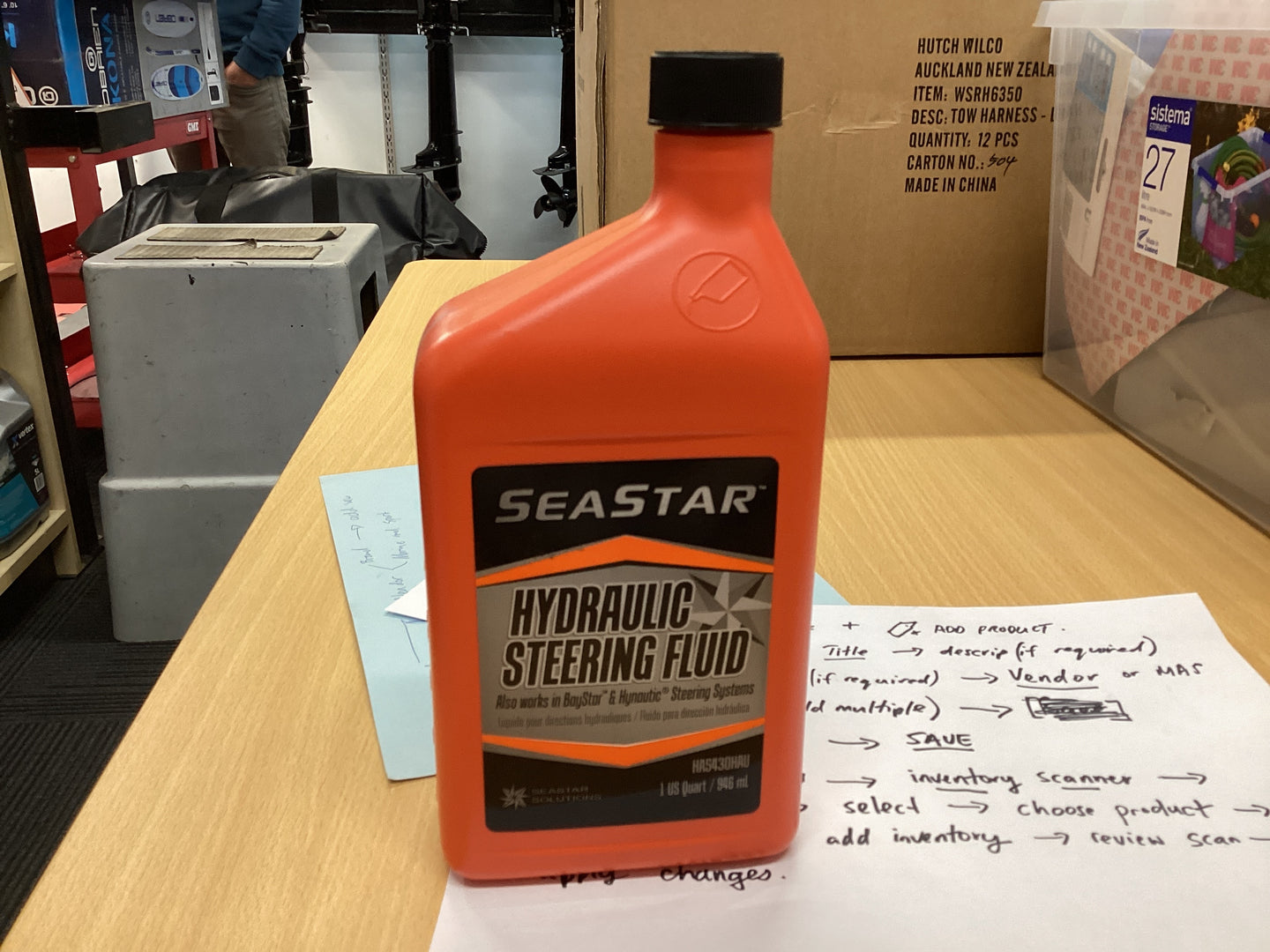 Seastar Hydraulic Steering Fluid