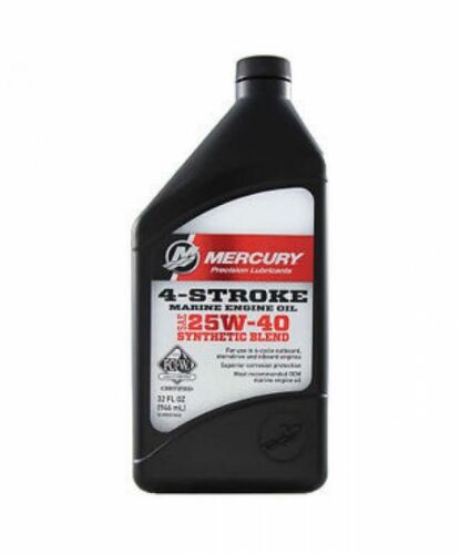 Mercury 25W-40 Semi-Synthetic 4-Stroke Engine Oil 946 ml