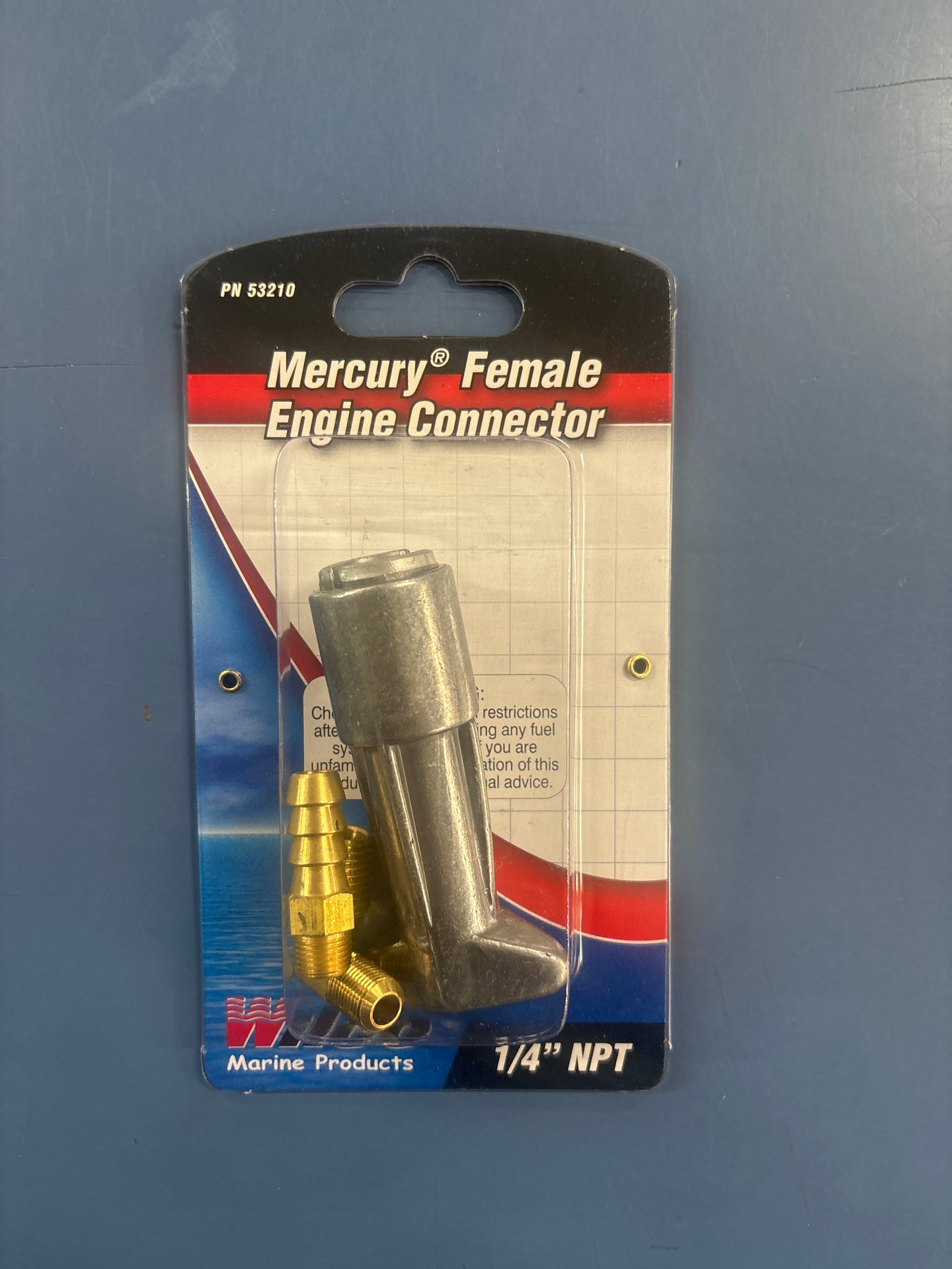 Mercury Female Engine Connector 1/4" NPT