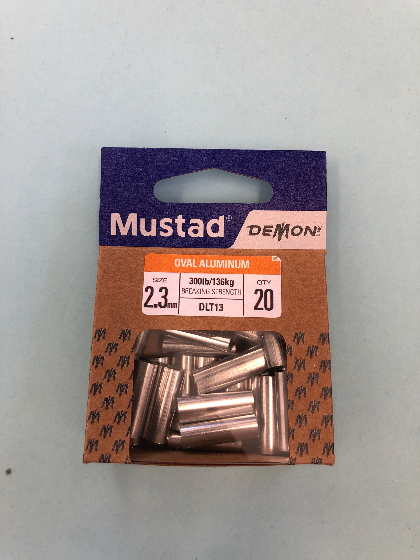 Mustad Demon DLT13 Oval Aluminium Sleeve