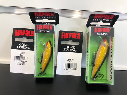 Rapala Countdown Sinking Lure - Gold