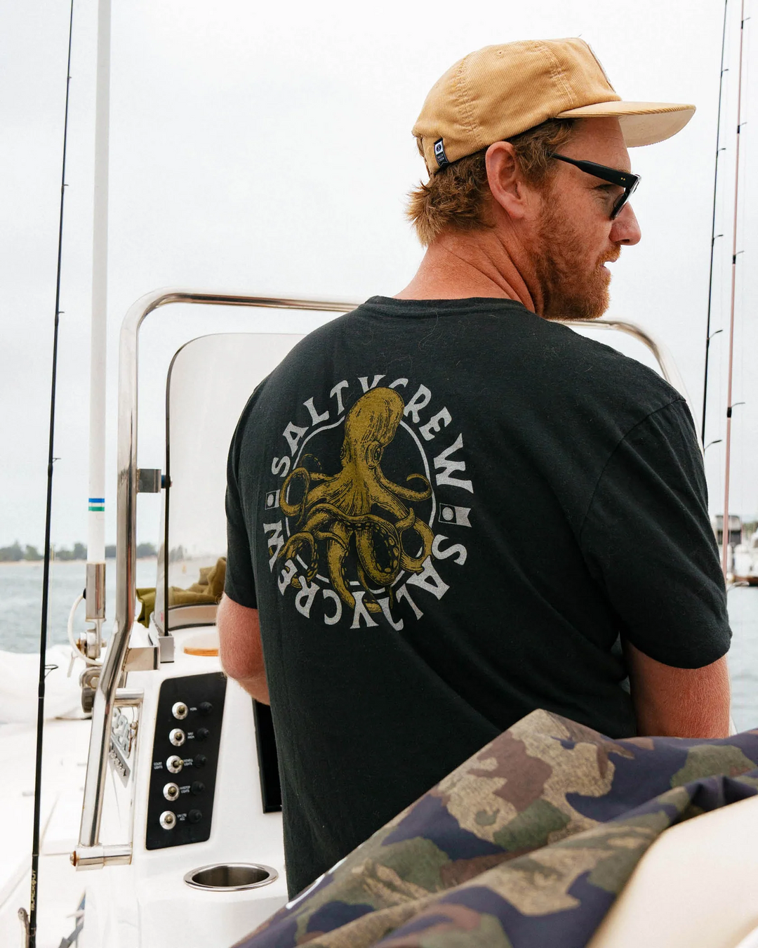 Salty Crew Tentacles Premium Short Sleeve Tee - Vintage Black