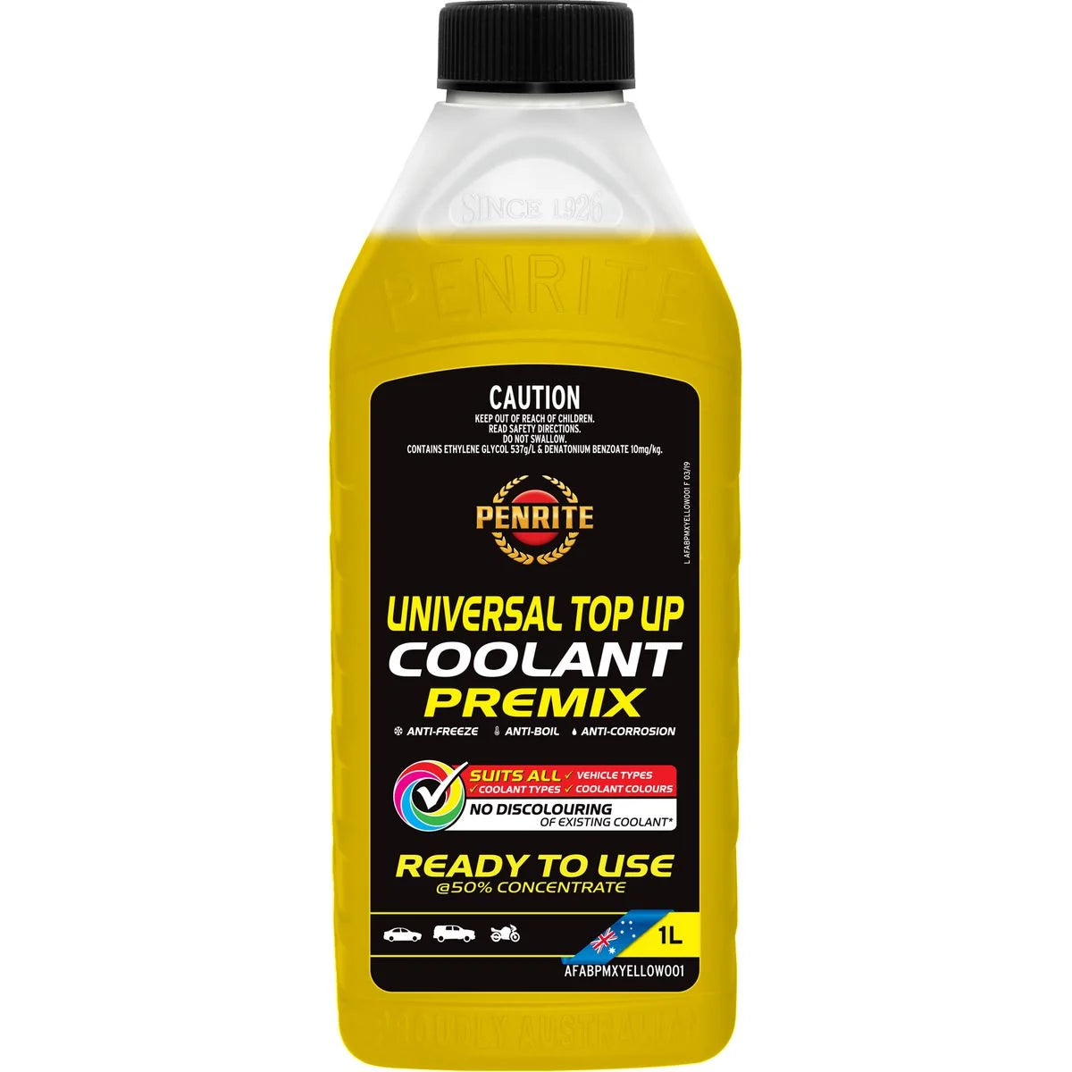 Penrite Universal Top Up Coolant Premix 1L