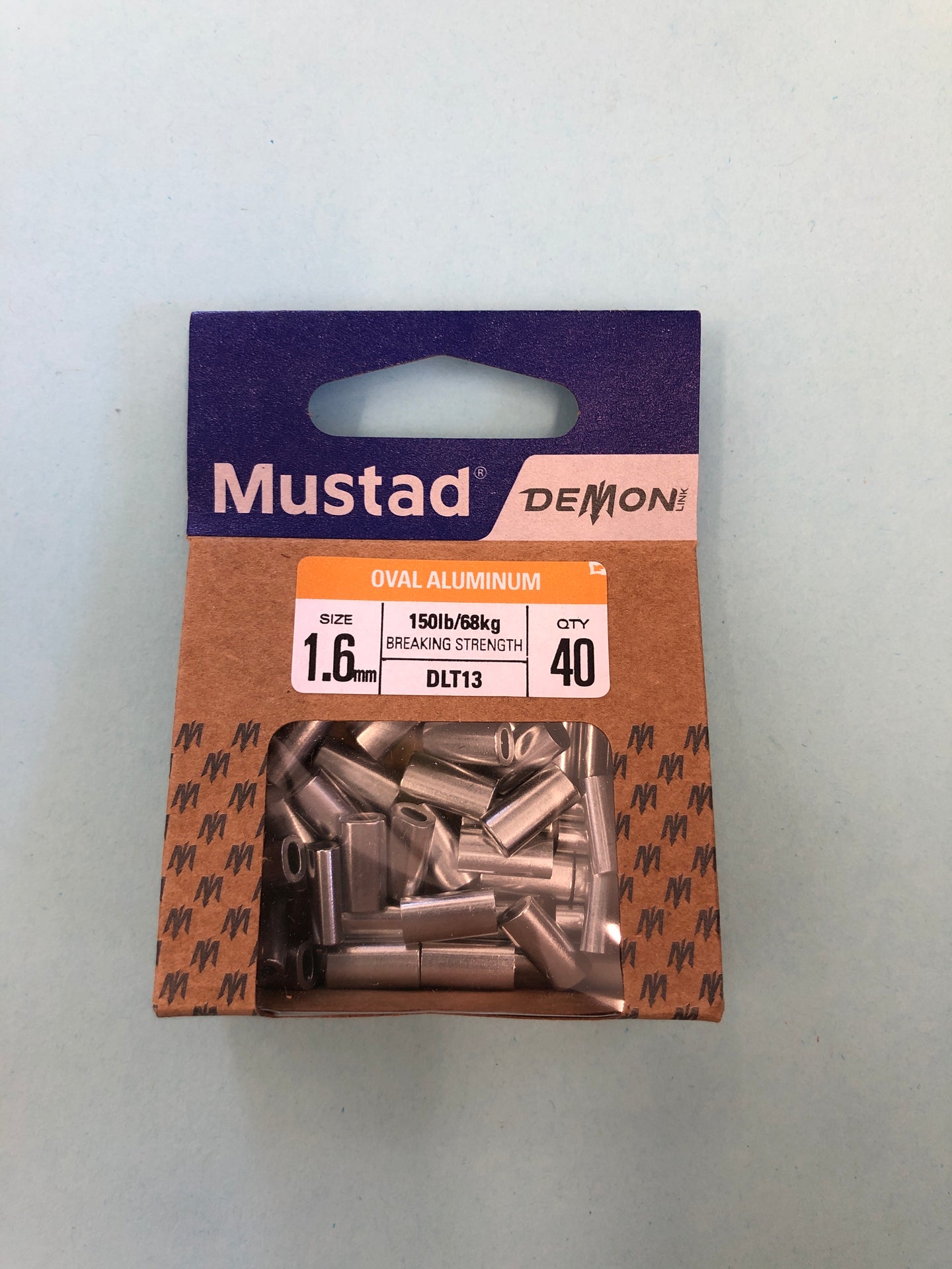 Mustad Demon DLT13 Oval Aluminium Sleeve