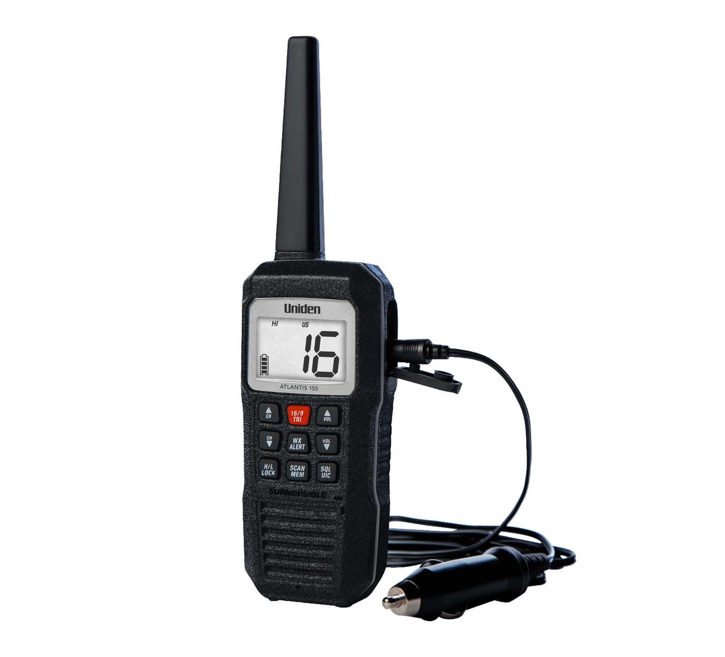 Uniden Atlantis 155NZ 3 Watt VHF Handheld Radio - Floating Waterproof