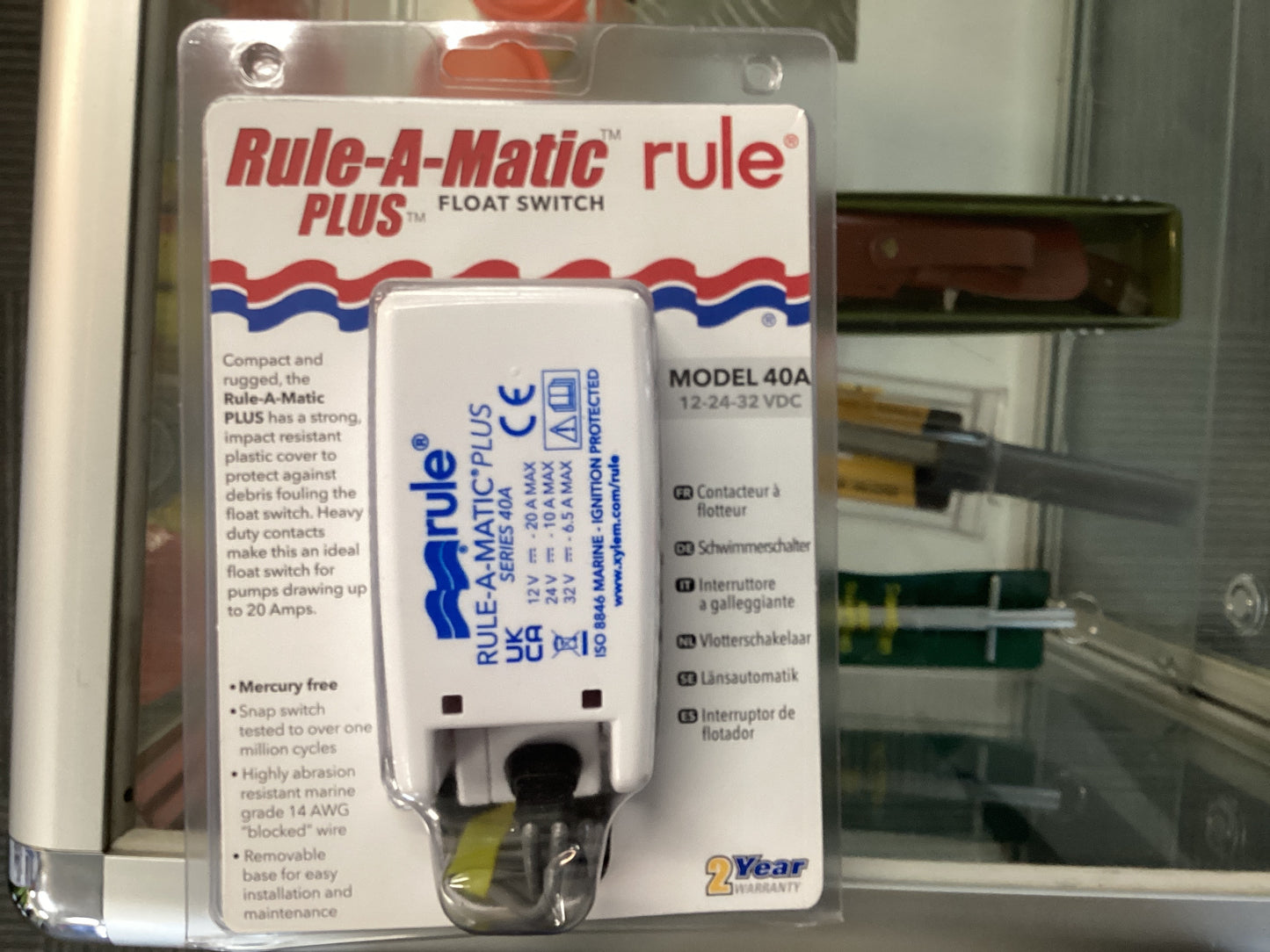 Rule-A-Matic Float Switch Model 40A