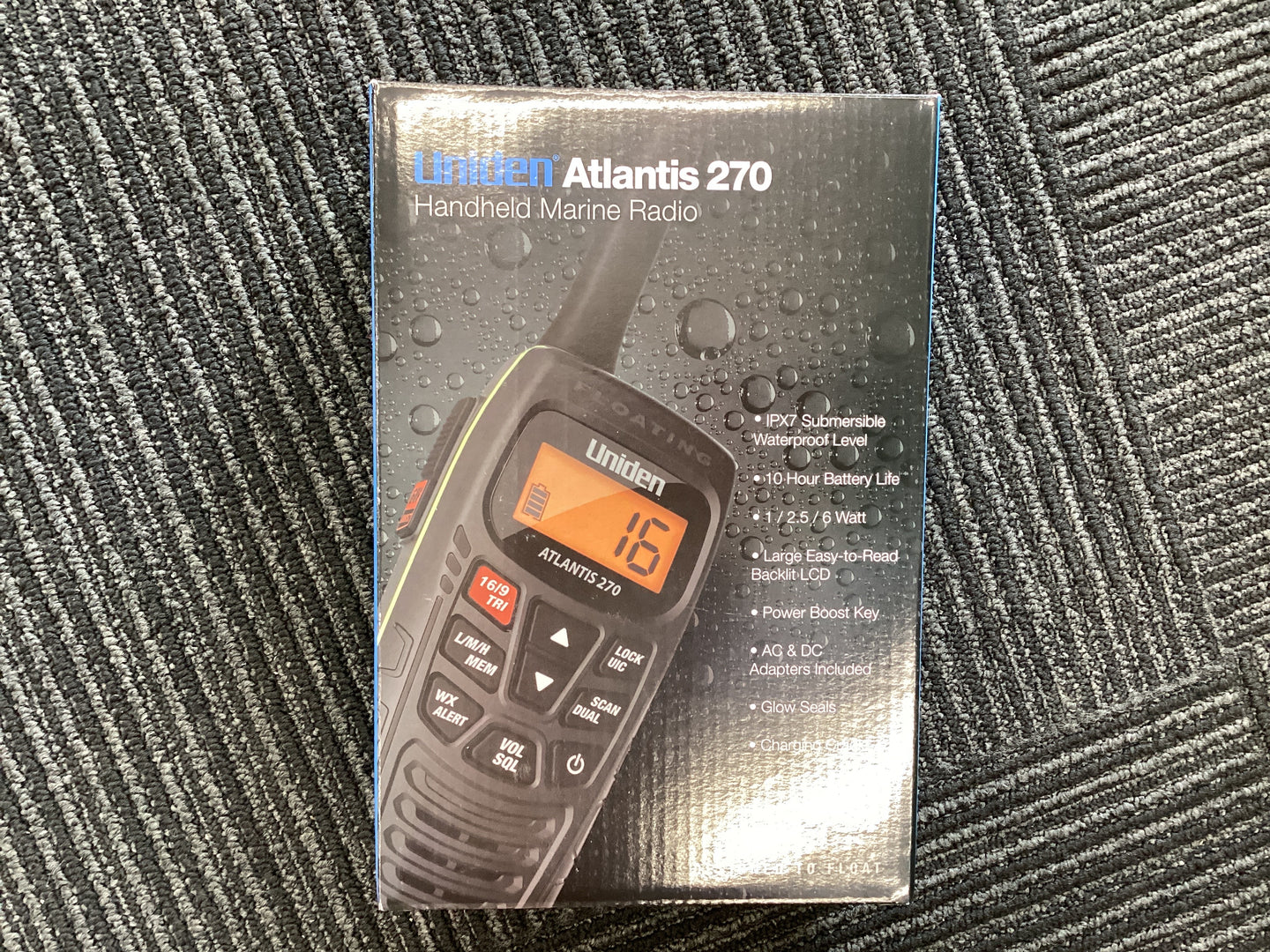 Uniden Atlantis 270 VHF handheld 6 Watt