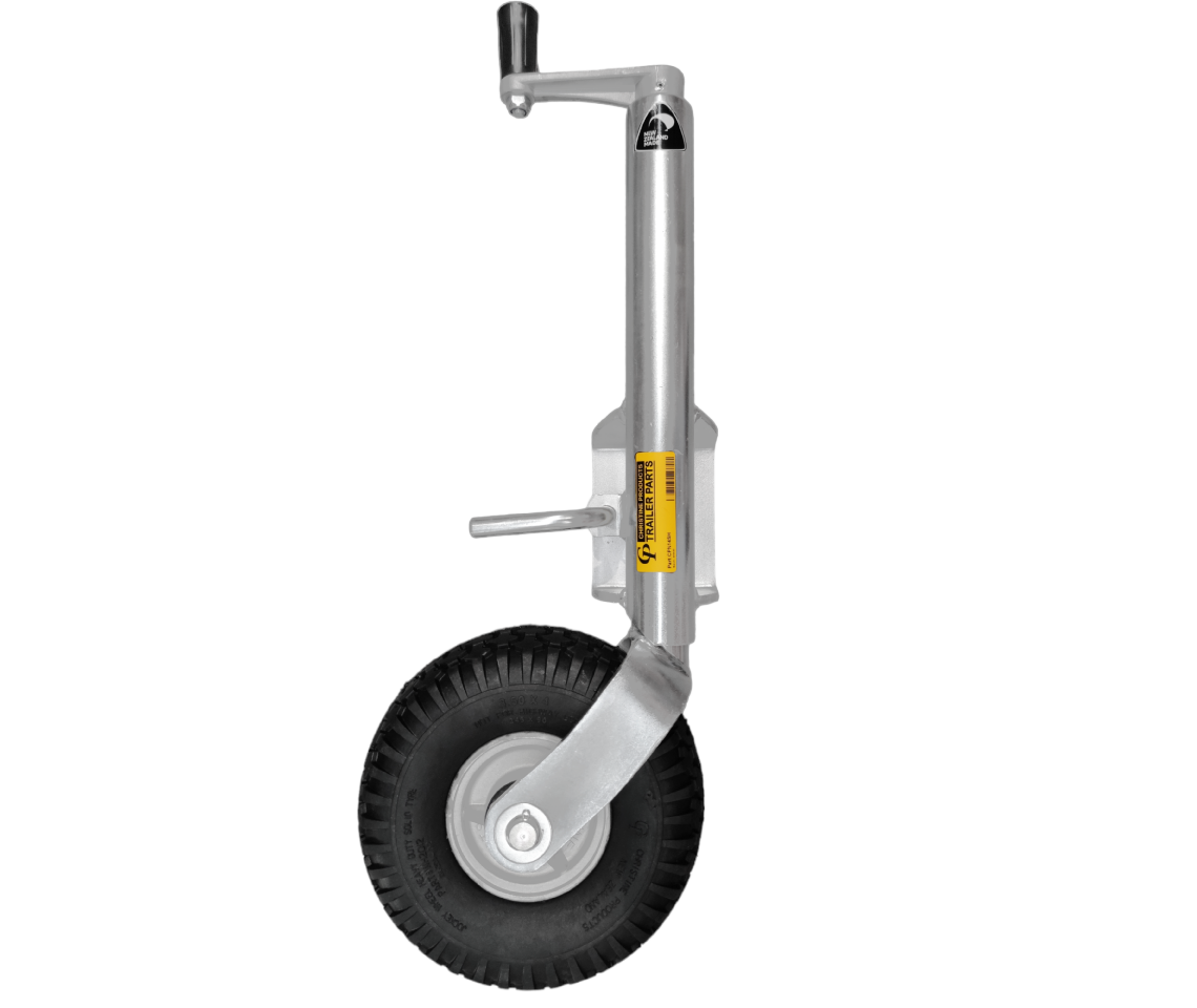 Jockey Wheel 400kg - 245x90 Alloy Wheel Bolt-on 8mm Plate