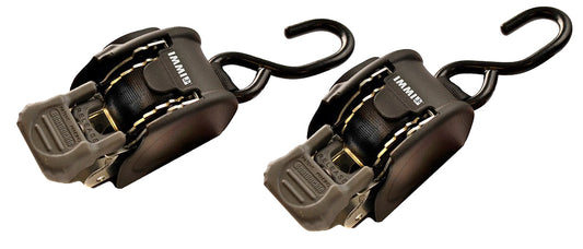 Boat Buckle Retractable 2"x43" Tie Down System - 2500lb Pair