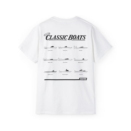 Nostalgia Classic NZ Boats T Shirt - Men's Classic Regular Fit