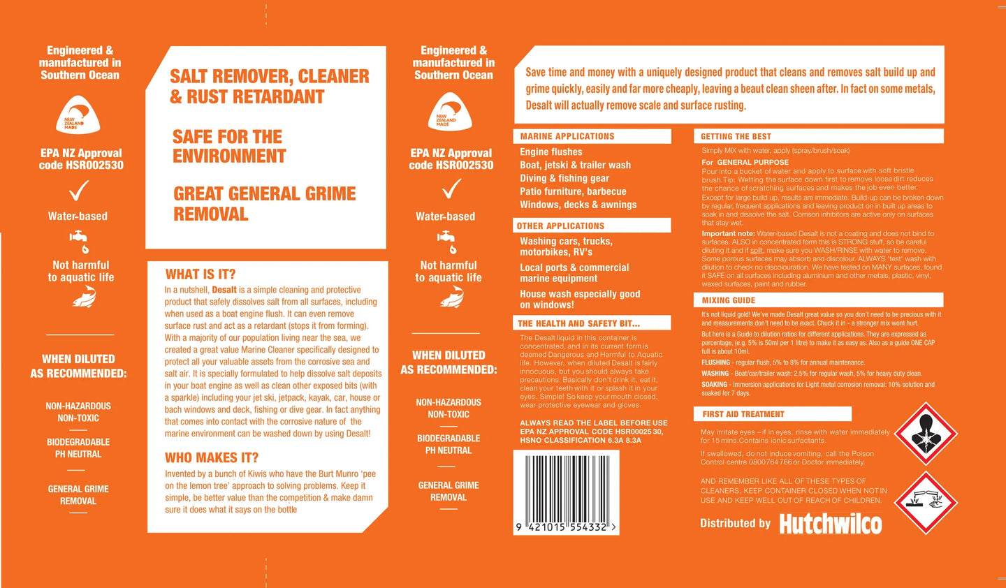 DeSalt Engine Flush and All Purpose Salt Remover