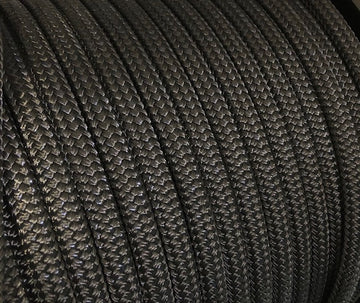 Polyester Yachting Double Braid 16mm - Black