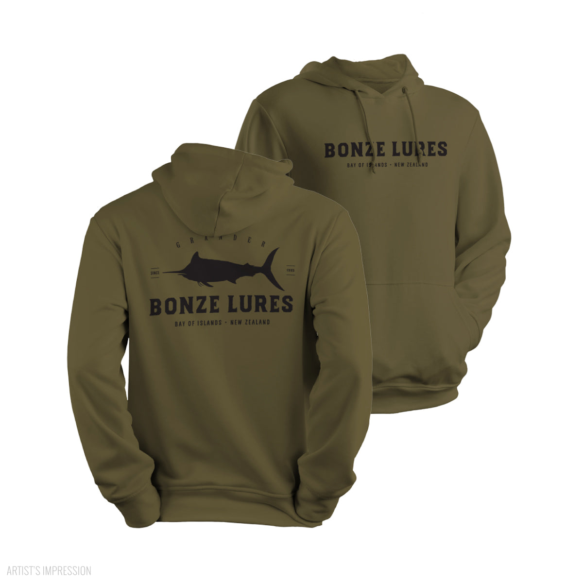 Grander Hoodie - Bonze