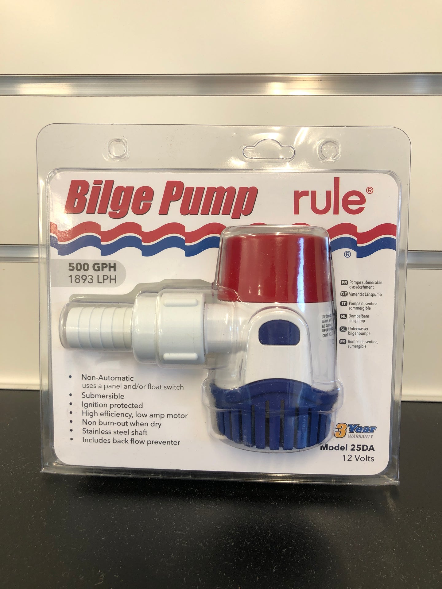 Rule-A-Matic Bilge Pump 500 GPH