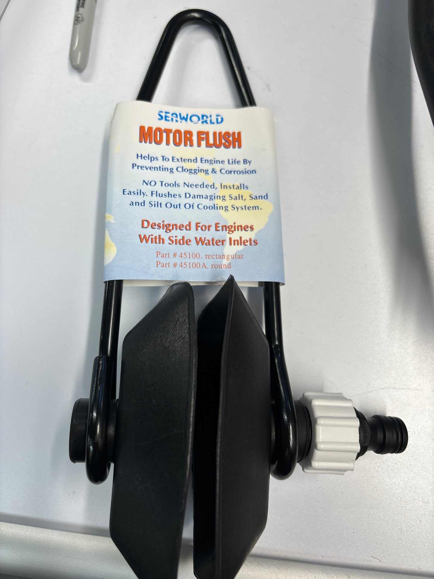 Outboard Motor Flushing Muffs - Rectangular