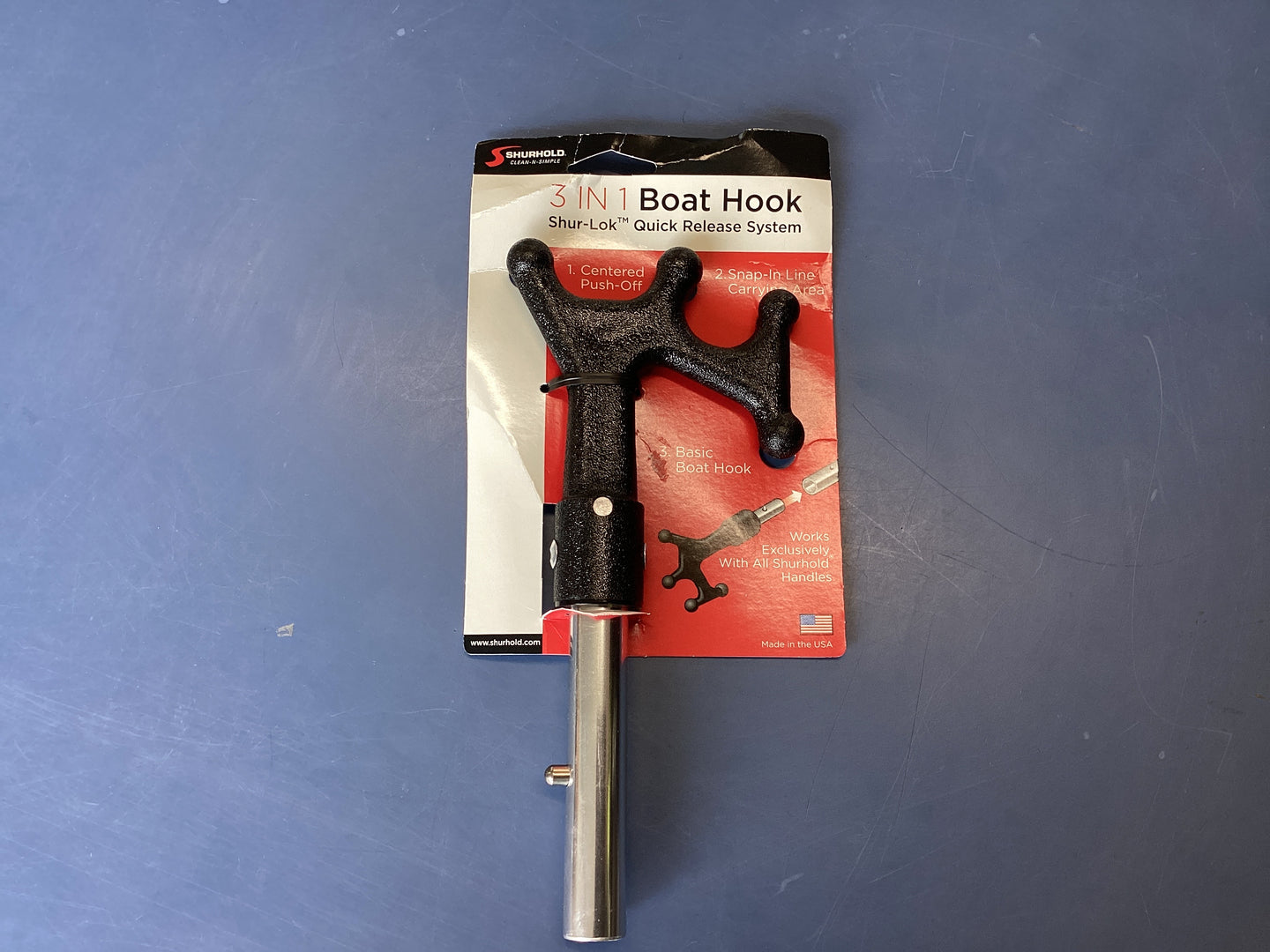 Shurhold 3 in 1 Boat Hook Shur-Lok