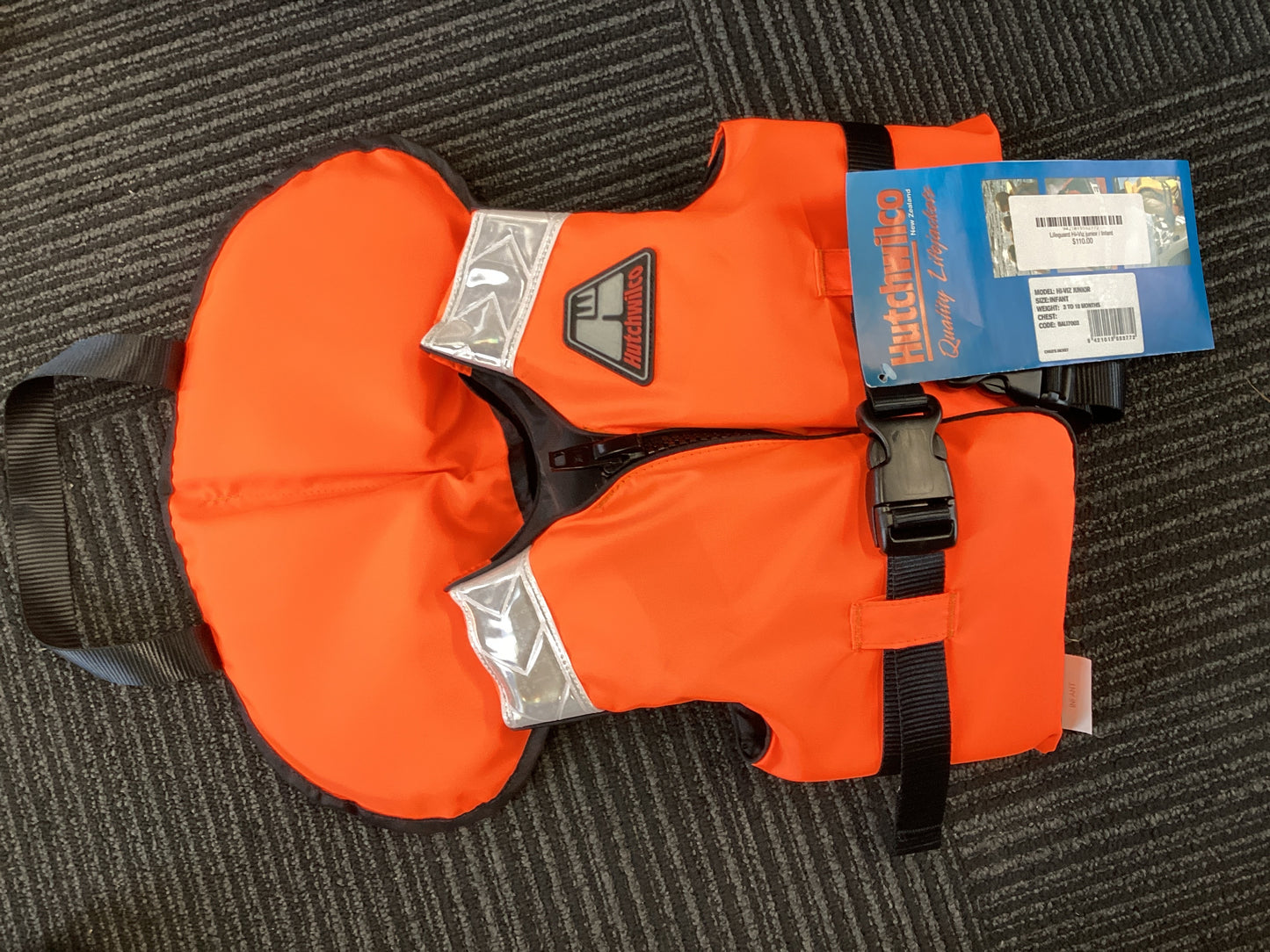 Hutchwilco Lifeguard Hi Viz life jacket Juniour/ infant