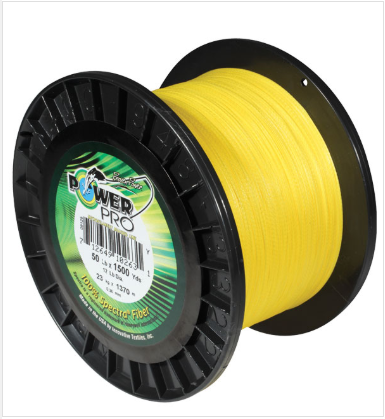 PowerPro High-Visibility Yellow Braid 80lb 1090yd 0.43mm