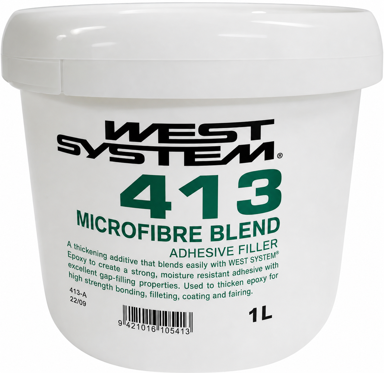 West System 413 Microfibre Blend Adhesive Filler 1Lt