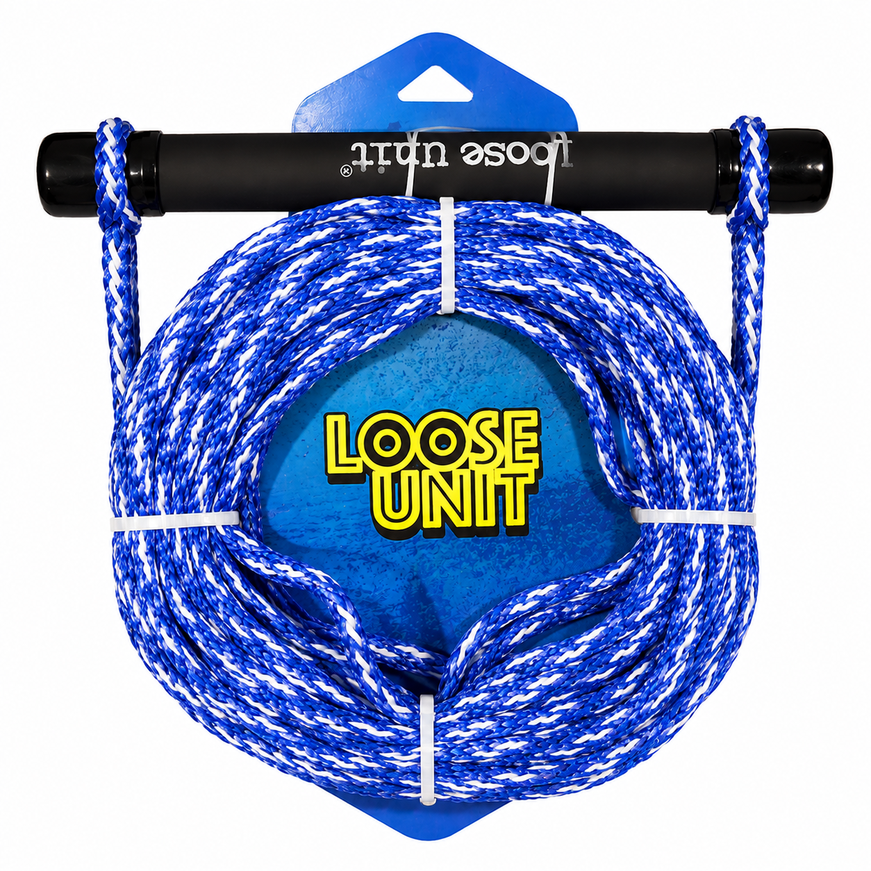 Loose Unit PS200 Ski Tow Rope 75Ft 1 Section Blue / White fleck
