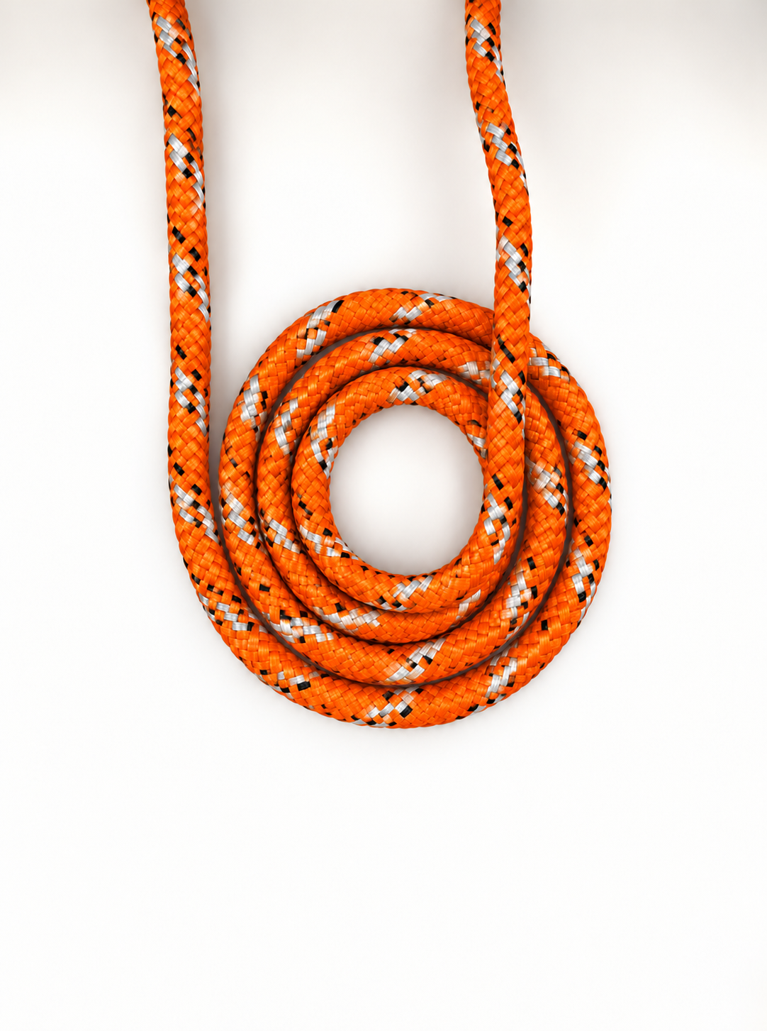 3mm Orange Dyneema Double Braid Dinghy Line with Black/White Fleck