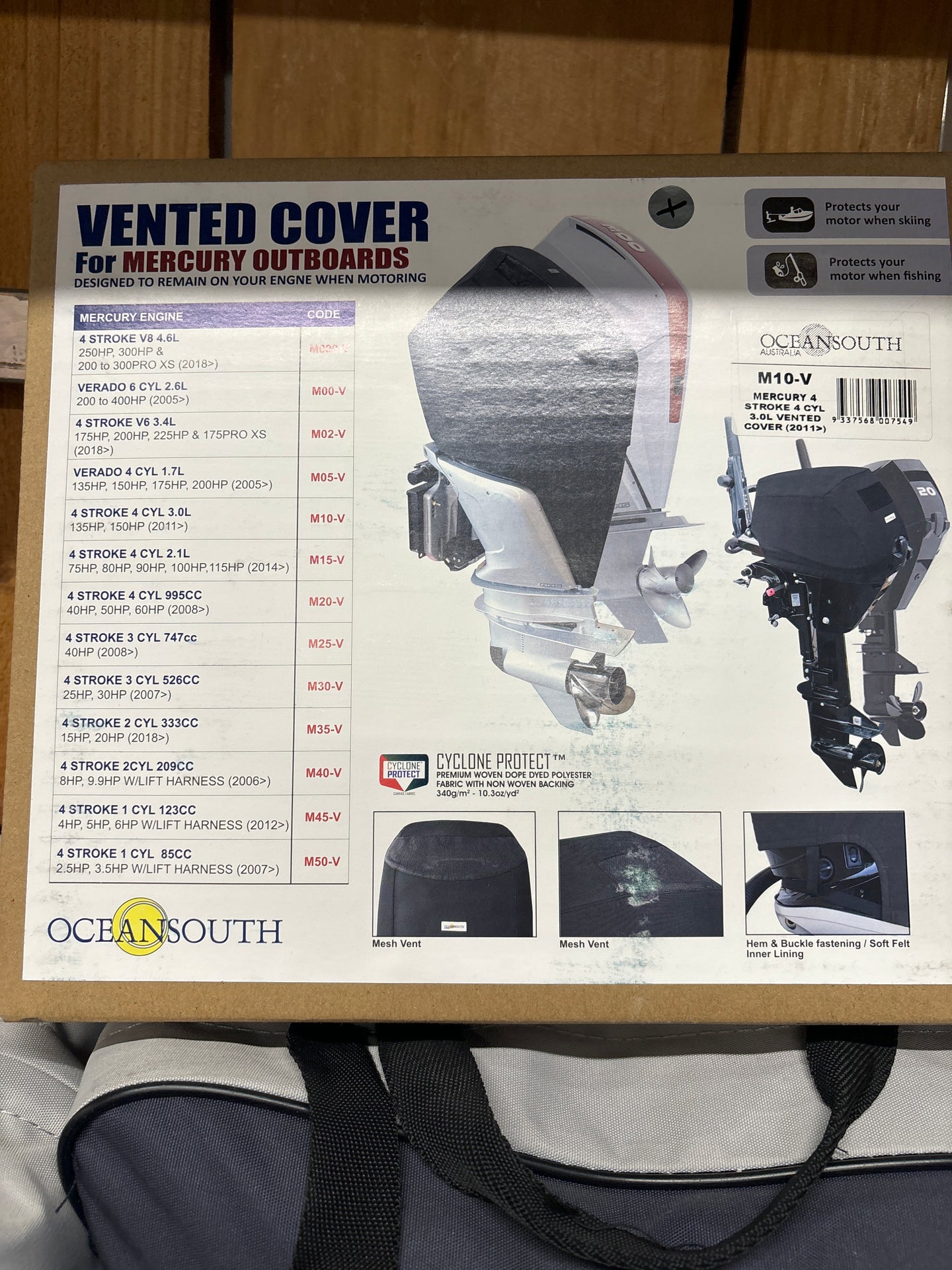 OceanSouth - Vented Cover for Mercury Outboards